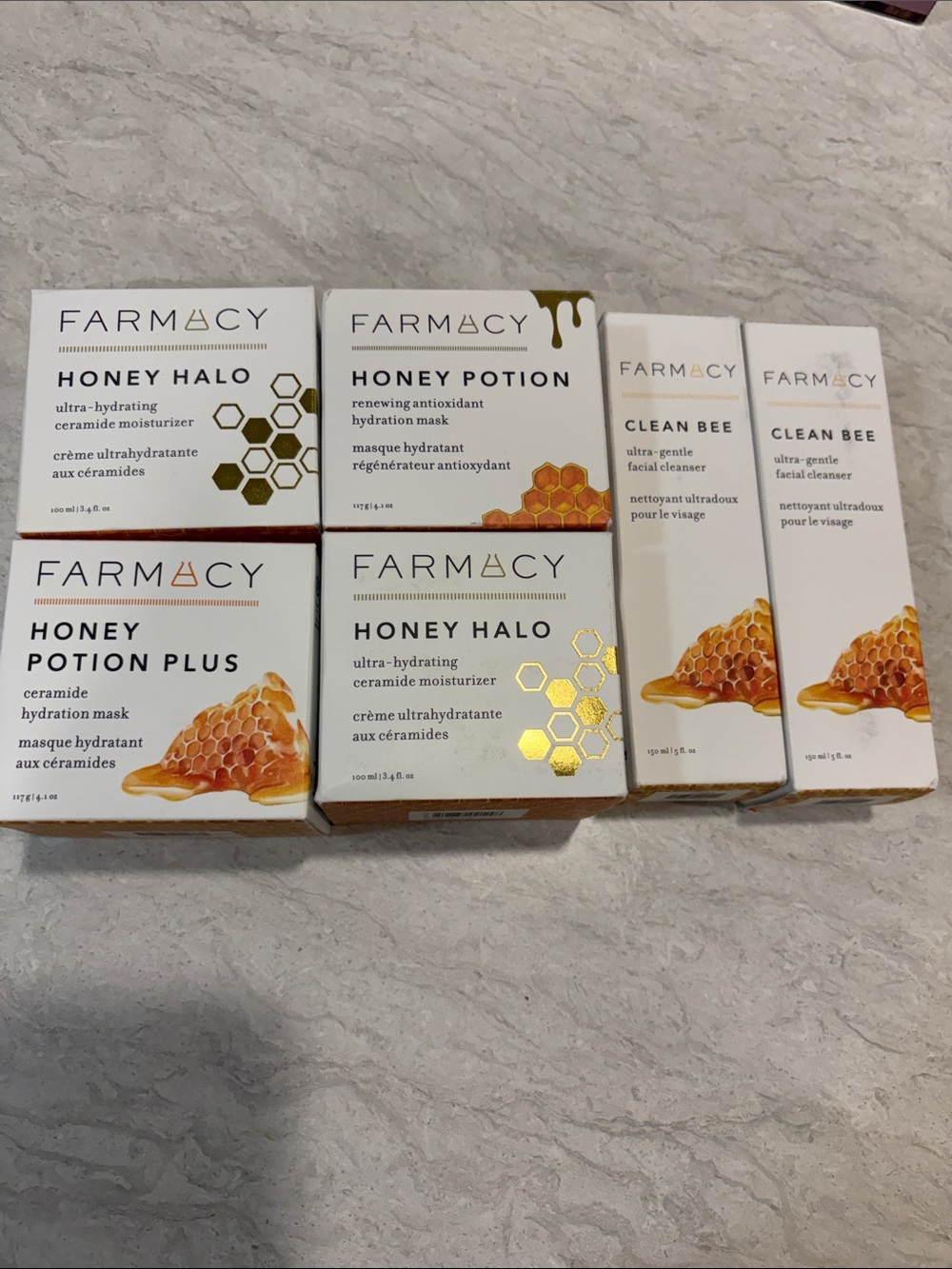 Farmacy Honey Skincare Collection - White & Gold Accents